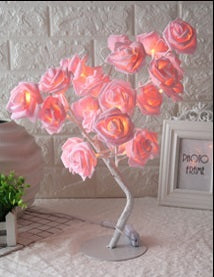 LED Tree Lamp Rose Small Tree Lamp Modeling Lamp Table Lamp