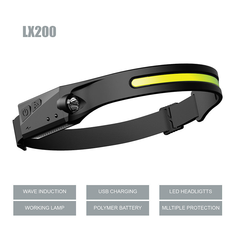 Induction Light Night Running Light Multifunctional Fishing Light